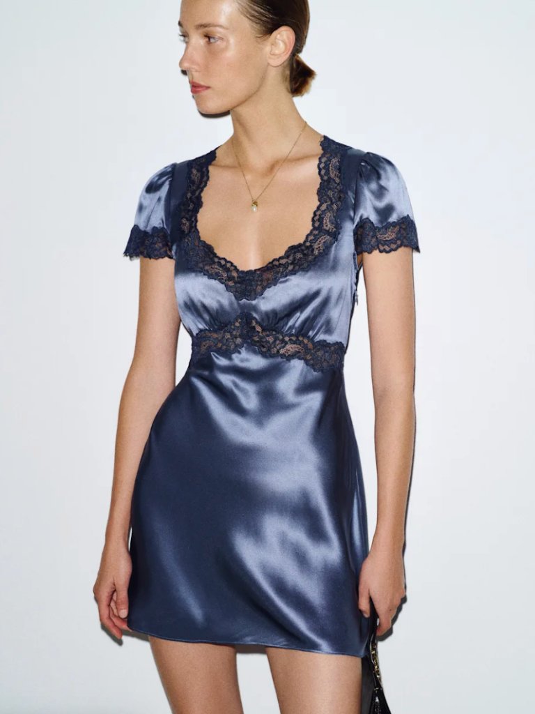 Reformation Romi Silk Dress